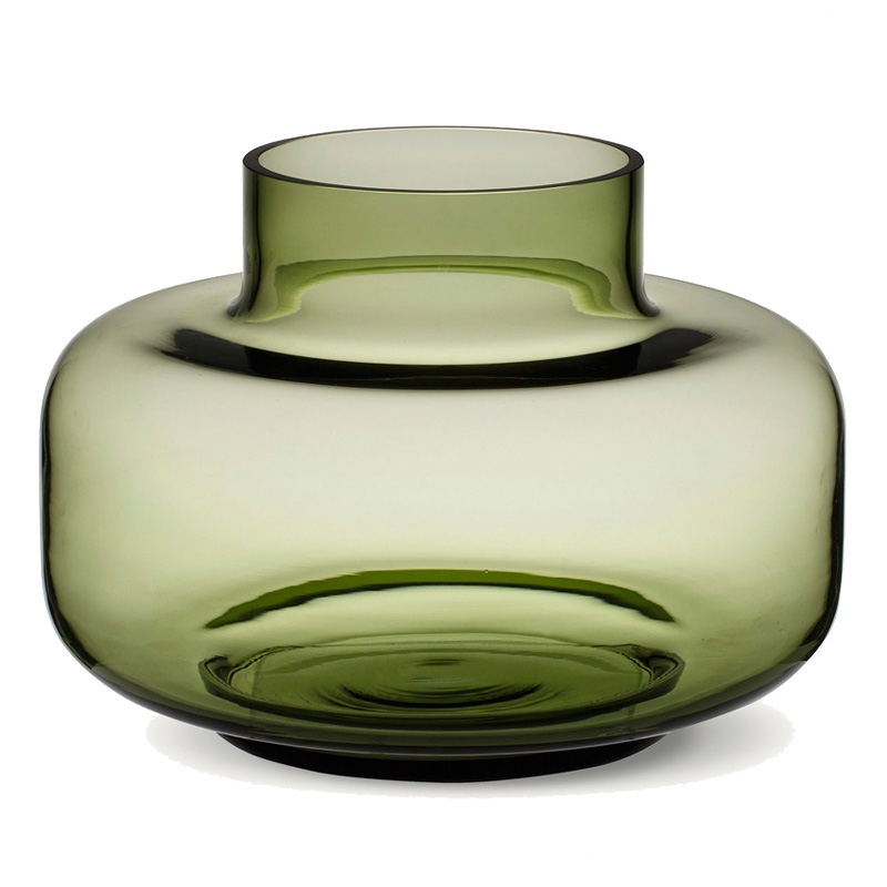 Urn vase, green