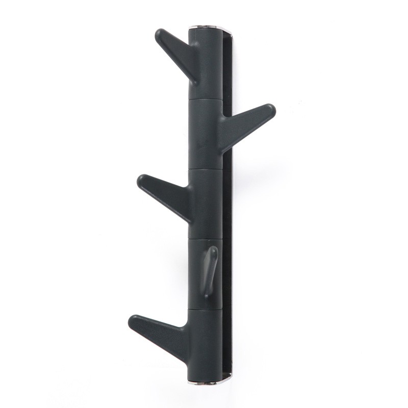 Wall hanger Oka, 5 hooks / black