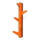 Wall hanger Oka, 5 hooks / orange