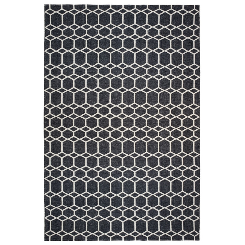 Ingrid rug, black