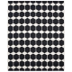 Anna rug, black