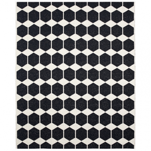 Anna rug, black