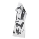 Dog and Cat Towel 46x70, white-black