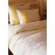 Obliečky Usva 150x210, ľan-žltá