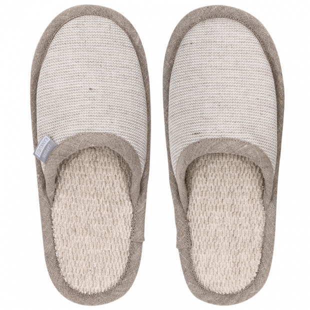 Onni S sauna slippers, linen