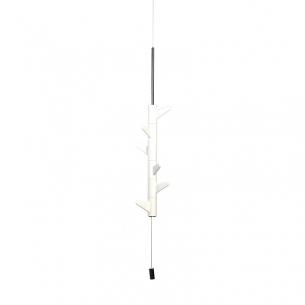 Wall-mounted coat rack Oka, 6 hooks / green