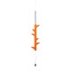 Wall-mounted coat rack Oka, 6 hooks / orange