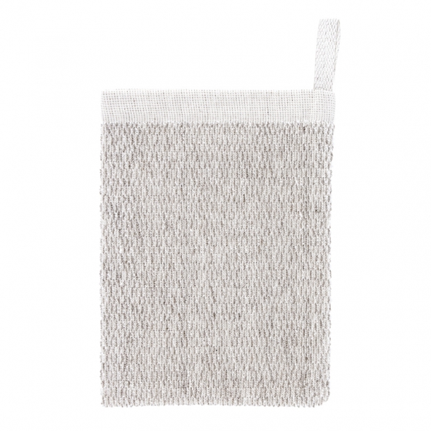 Meri washcloth, white