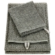 Meri washcloth, grey