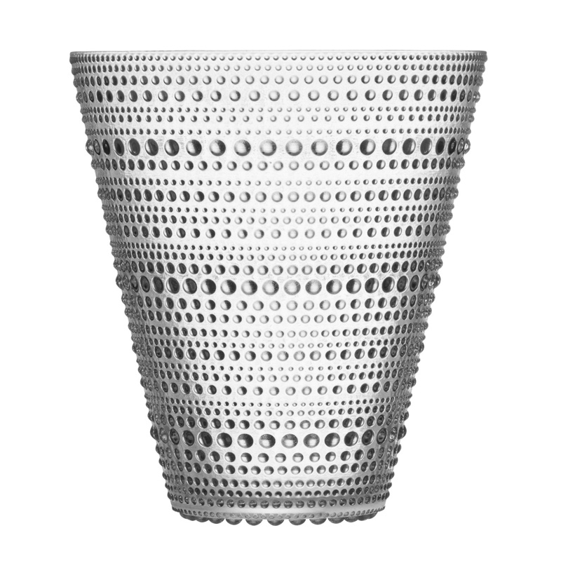 Kastehelmi vase 154mm, clear