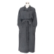 Terva bathrobe, dark gray