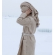 Kivi bathrobe, linen