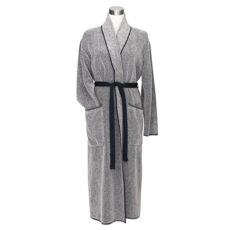 Kivi bathrobe, dark grey