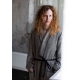 Kivi bathrobe, dark grey