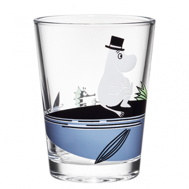 Moominpappa glass 0.22l